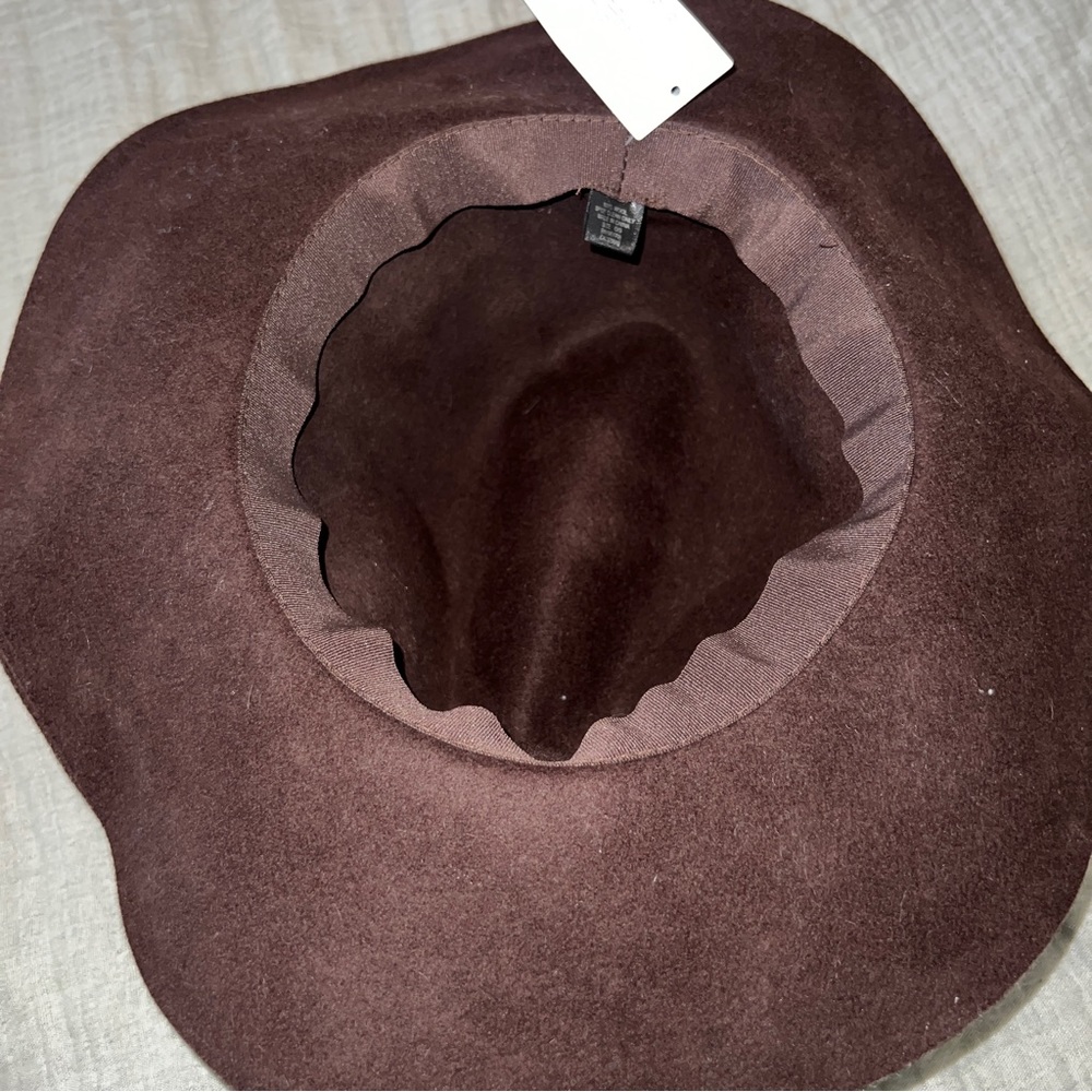 UO Urban Outfitters Boho Chocolate Brown Wool Hipster Hat - Picture 9 of 10